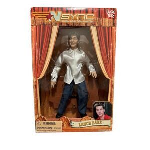 BNIB NSYNC Living Toys Collectible Marionette Action Figure Lance Bass 2000
